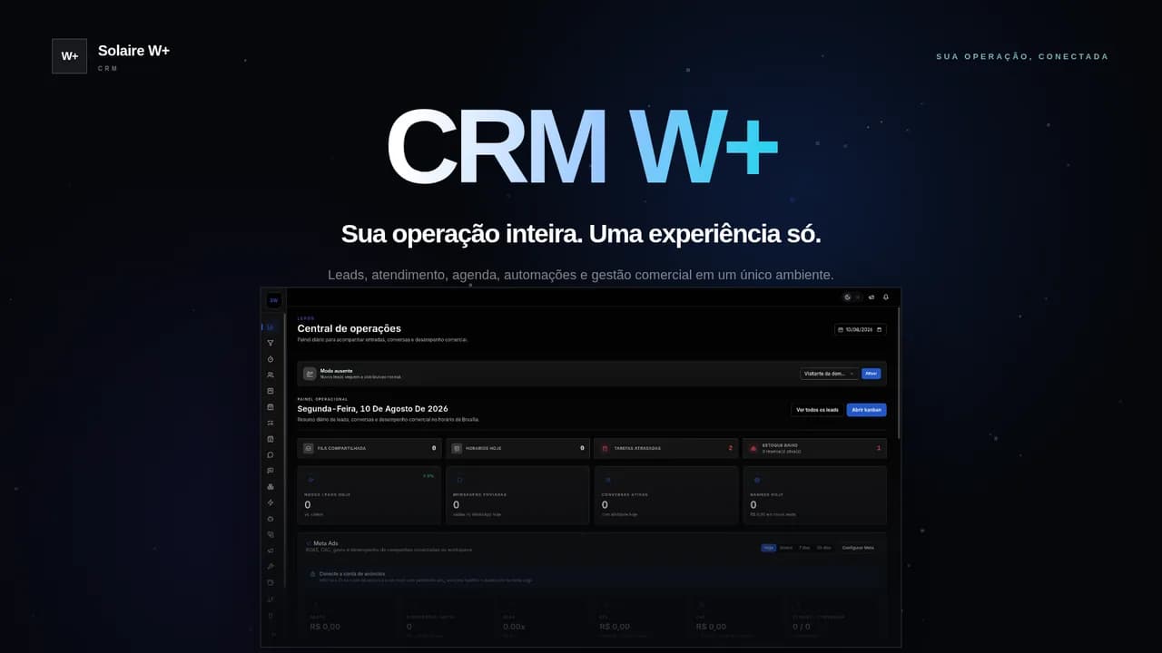 Interface real do CRM SW+